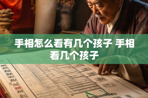 手相怎么看有几个孩子 手相看几个孩子