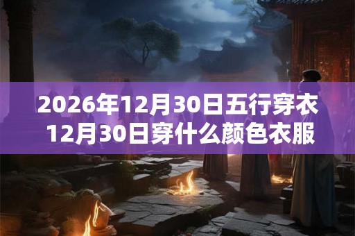 2026年12月30日五行穿衣 12月30日穿什么颜色衣服最旺运