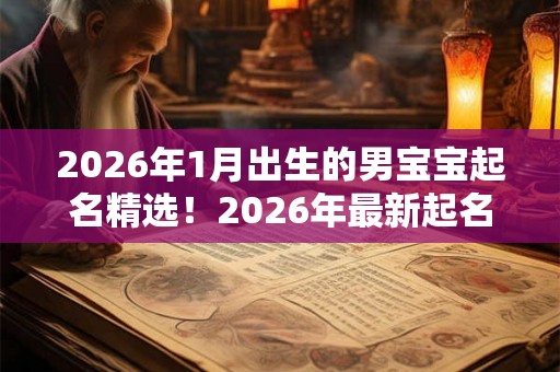2026年1月出生的男宝宝起名精选！2026年最新起名大全