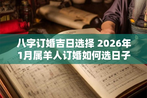 八字订婚吉日选择 2026年1月属羊人订婚如何选日子