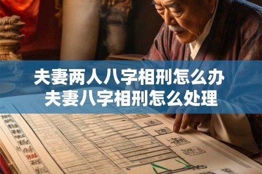 夫妻两人八字相刑怎么办 夫妻八字相刑怎么处理 夫妻两人八字相刑怎么办 夫妻八字相刑怎么处理