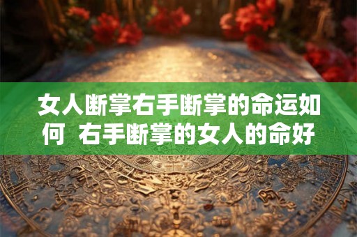 女人断掌右手断掌的命运如何 右手断掌的女人的命好不好 女人断掌右手断掌的命运如何 右手断掌的女人的命好不好