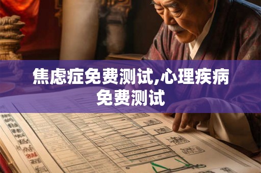 焦虑症免费测试,心理疾病免费测试 焦虑症免费测试,心理疾病免费测试
