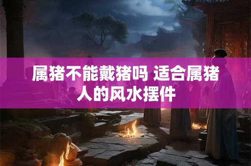 属猪不能戴猪吗 适合属猪人的风水摆件