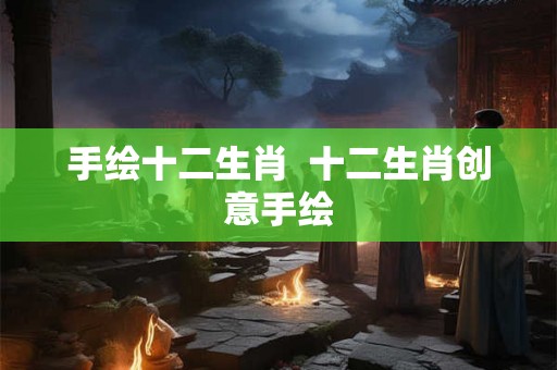 手绘十二生肖  十二生肖创意手绘