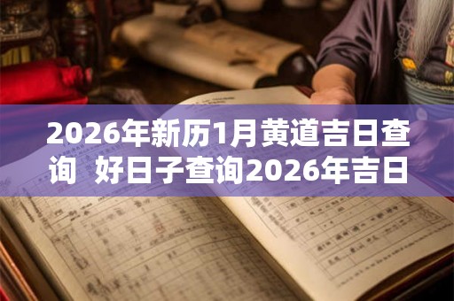 2026年新历1月黄道吉日查询  好日子查询2026年吉日1月