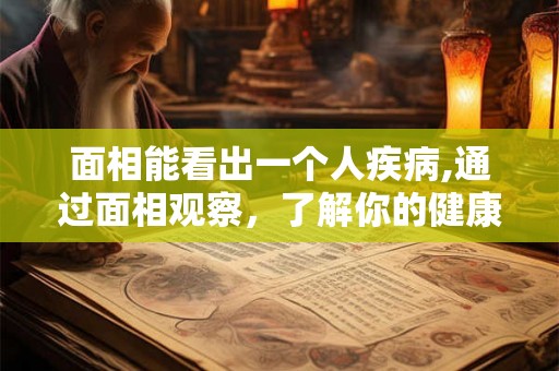 面相能看出一个人疾病,通过面相观察，了解你的健康状况！