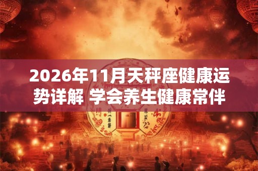 2026年11月天秤座健康运势详解 学会养生健康常伴