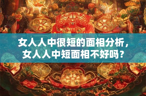 女人人中很短的面相分析，女人人中短面相不好吗？