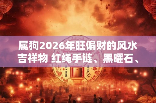 属狗2026年旺偏财的风水吉祥物 红绳手链、黑曜石、紫水晶