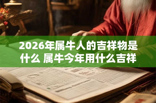 2026年属牛人的吉祥物是什么 属牛今年用什么吉祥物旺运势