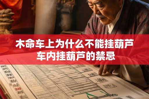 木命车上为什么不能挂葫芦 车内挂葫芦的禁忌