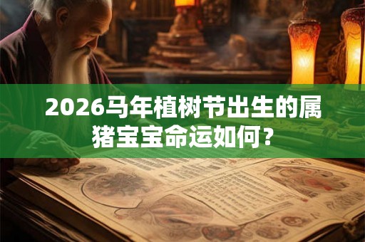 2026马年植树节出生的属猪宝宝命运如何? 2026马年植树节出生的属猪宝宝命运如何?