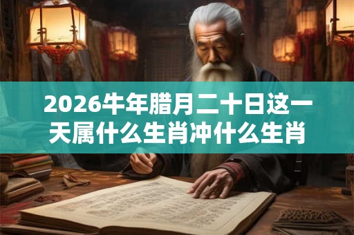 2026牛年腊月二十日这一天属什么生肖冲什么生肖