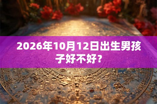 2026年10月12日出生男孩子好不好？