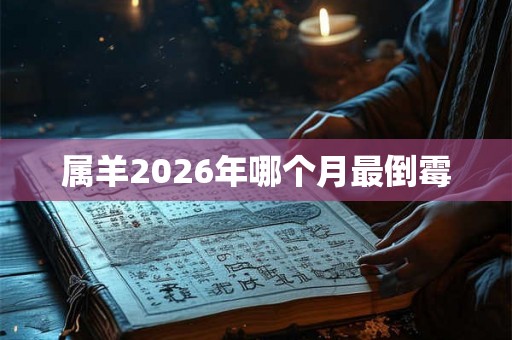 属羊2026年哪个月最倒霉