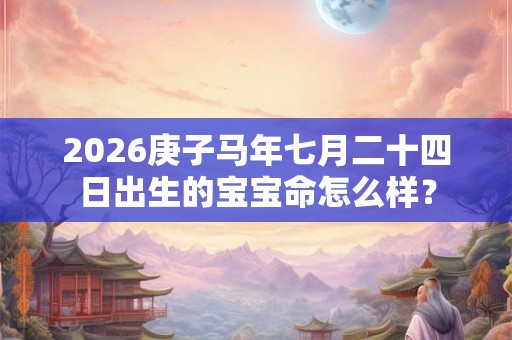 2026庚子马年七月二十四日出生的宝宝命怎么样? 2026庚子马年七月二十四日出生的宝宝命怎么样?