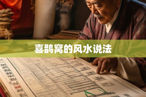 喜鹊窝的风水说法
