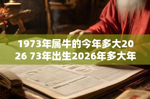 1973年属牛的今年多大2026 73年出生2026年多大年龄 1973年属牛的今年多大2026 73年出生2026年多大年龄