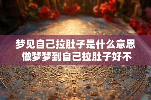 梦见自己拉肚子是什么意思 做梦梦到自己拉肚子好不好 梦见自己拉肚子是什么意思 做梦梦到自己拉肚子好不好