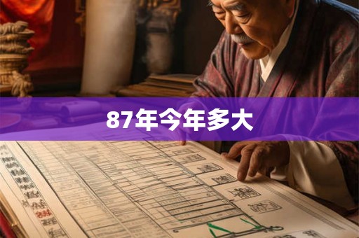 87年今年多大