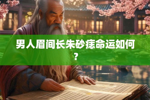 男人眉间长朱砂痣命运如何？