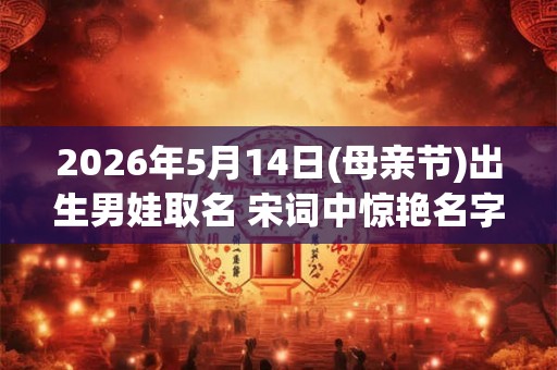 2026年5月14日(母亲节)出生男娃取名 宋词中惊艳名字 2026年5月14日(母亲节)出生男娃取名 宋词中惊艳名字