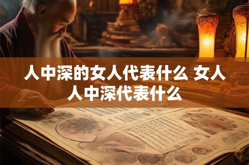 人中深的女人代表什么 女人人中深代表什么