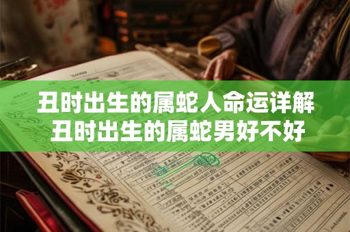 丑时出生的属蛇人命运详解 丑时出生的属蛇男好不好