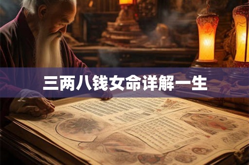 三两八钱女命详解一生