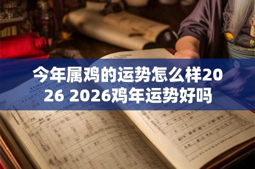 今年属鸡的运势怎么样2026 2026鸡年运势好吗