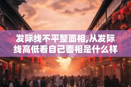发际线不平整面相,从发际线高低看自己面相是什么样