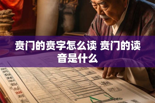 贲门的贲字怎么读 贲门的读音是什么