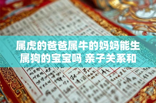 属虎的爸爸属牛的妈妈能生属狗的宝宝吗 亲子关系和谐 属虎的爸爸属牛的妈妈能生属狗的宝宝吗 亲子关系和谐