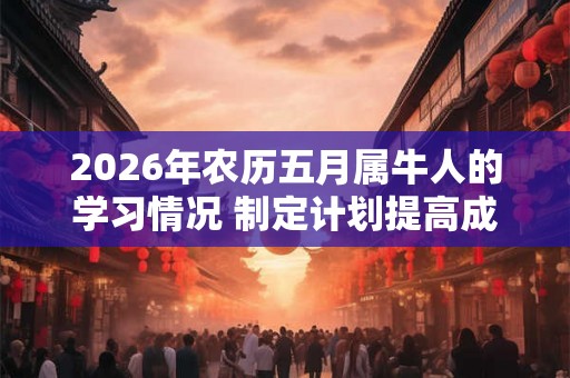 2026年农历五月属牛人的学习情况 制定计划提高成绩