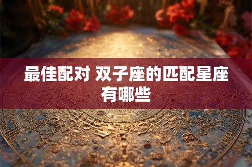 最佳配对 双子座的匹配星座有哪些 最佳配对 双子座的匹配星座有哪些