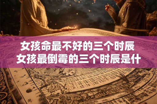 女孩命最不好的三个时辰 女孩最倒霉的三个时辰是什么