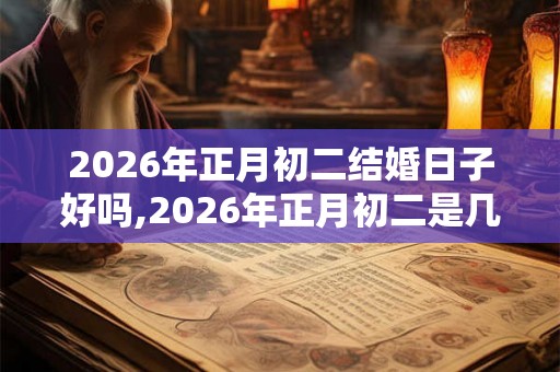 2026年正月初二结婚日子好吗,2026年正月初二是几九 2026年正月初二结婚日子好吗,2026年正月初二是几九