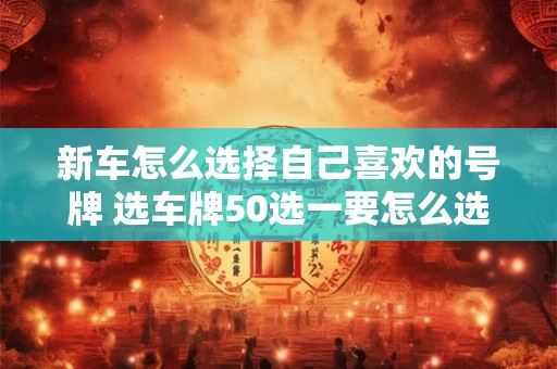 新车怎么选择自己喜欢的号牌 选车牌50选一要怎么选