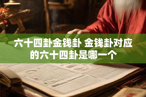 六十四卦金钱卦 金钱卦对应的六十四卦是哪一个