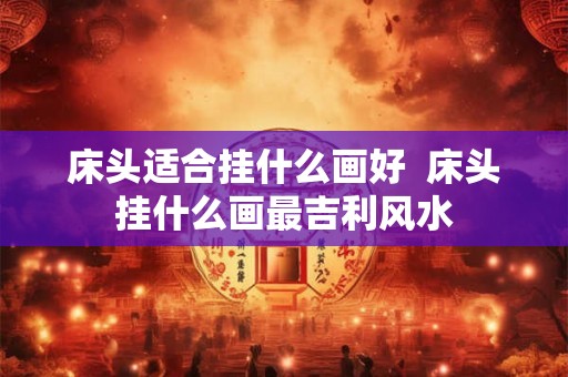 床头适合挂什么画好  床头挂什么画最吉利风水