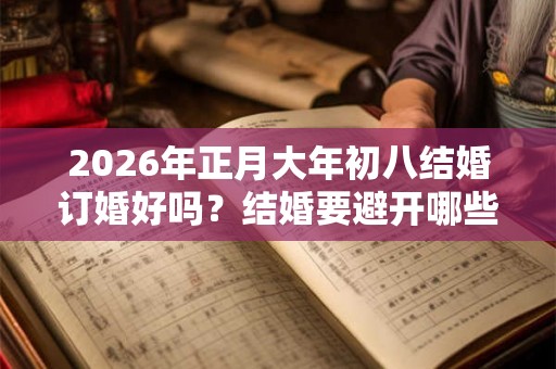 2026年正月大年初八结婚订婚好吗？结婚要避开哪些日子？
