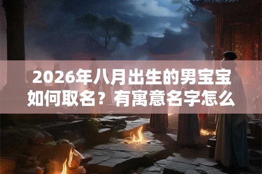 2026年八月出生的男宝宝如何取名？有寓意名字怎么取？