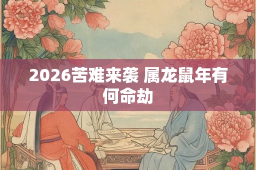 2026苦难来袭 属龙鼠年有何命劫