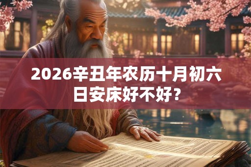 2026辛丑年农历十月初六日安床好不好？