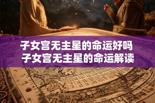 子女宫无主星的命运好吗 子女宫无主星的命运解读