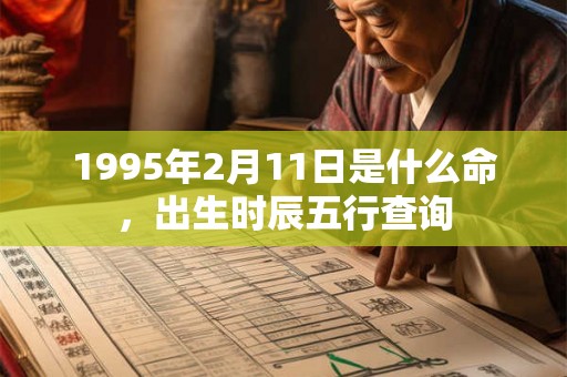 1995年2月11日是什么命，出生时辰五行查询
