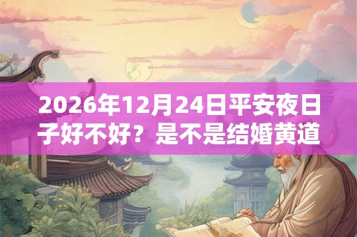 2026年12月24日平安夜日子好不好?是不是结婚黄道吉日? 2026年12月24日平安夜日子好不好?是不是结婚黄道吉日?