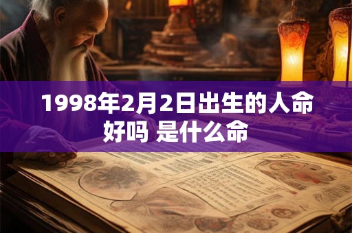 1998年2月2日出生的人命好吗 是什么命