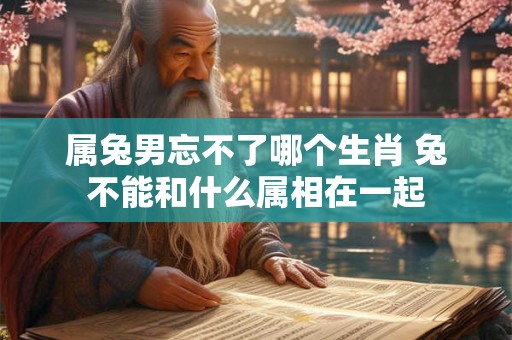 属兔男忘不了哪个生肖 兔不能和什么属相在一起
